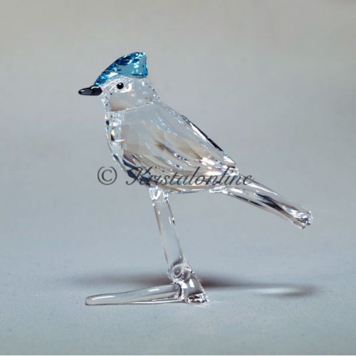 Swarovski Kristal | Silver Crystal | Gevederde Schoonheden | Blauwe Gaai | 5470647